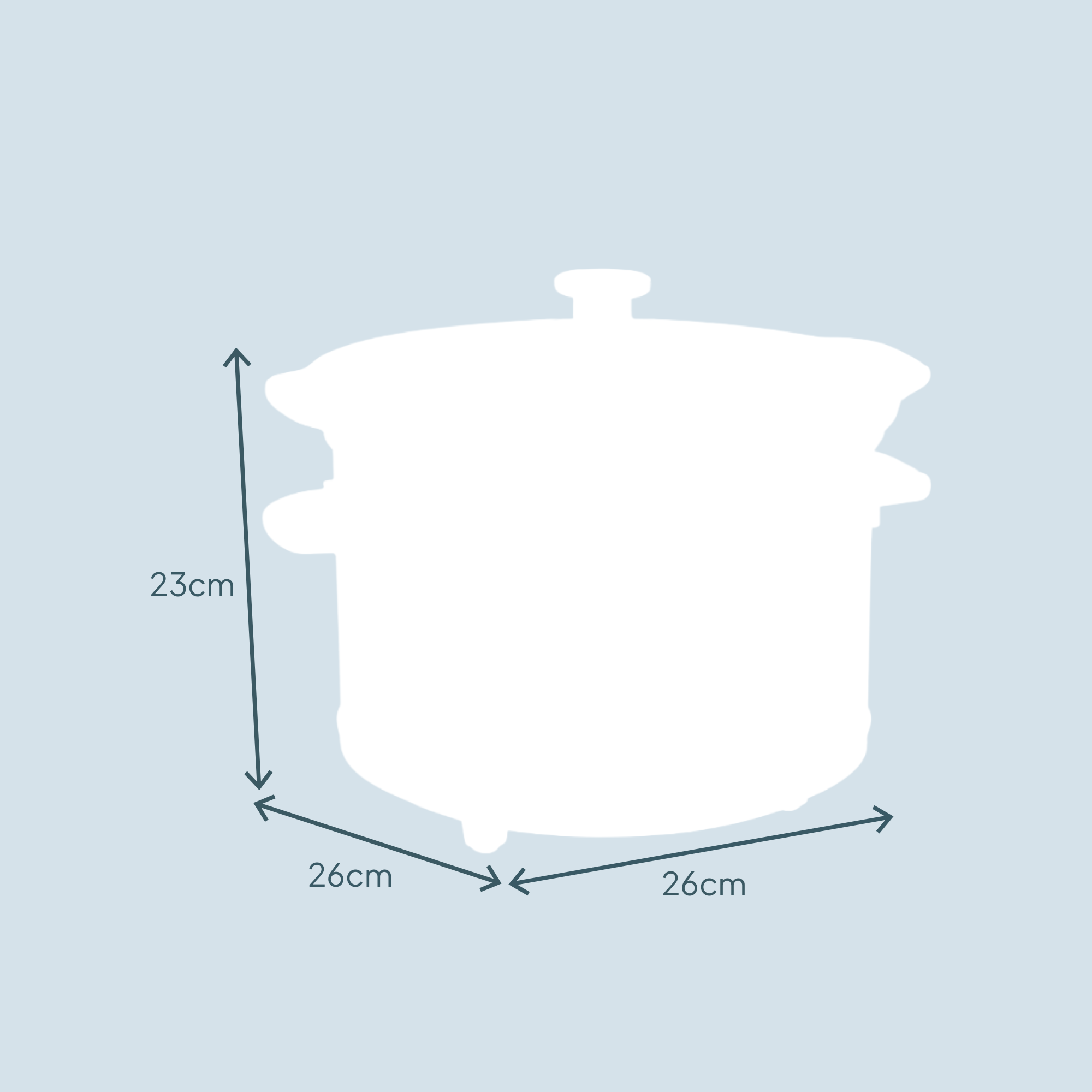 6.5L Slow Cooker | Black / Rose Gold