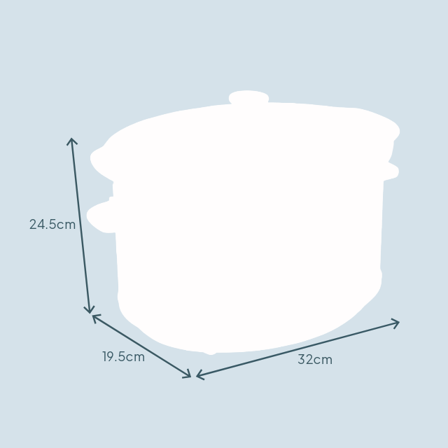 3.5L Digital Slow Cooker