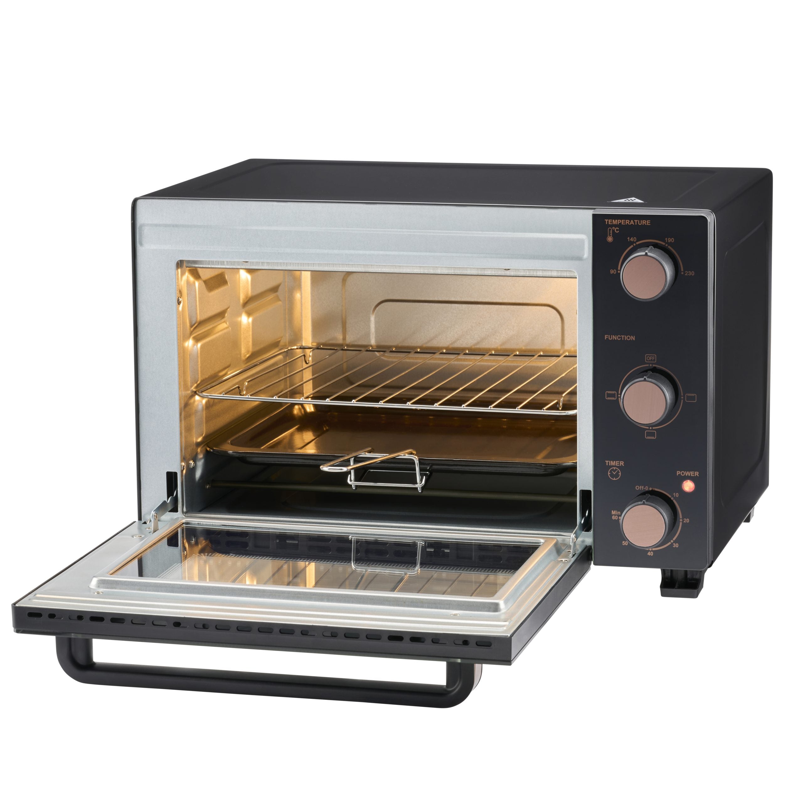 28L Mini Oven | Black / Copper