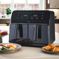 Friteuse à double cuisson numérique 8 L | Noir
