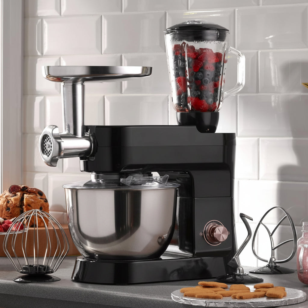 Multi Function 6.2L Stand Mixer | Black / Rose Gold