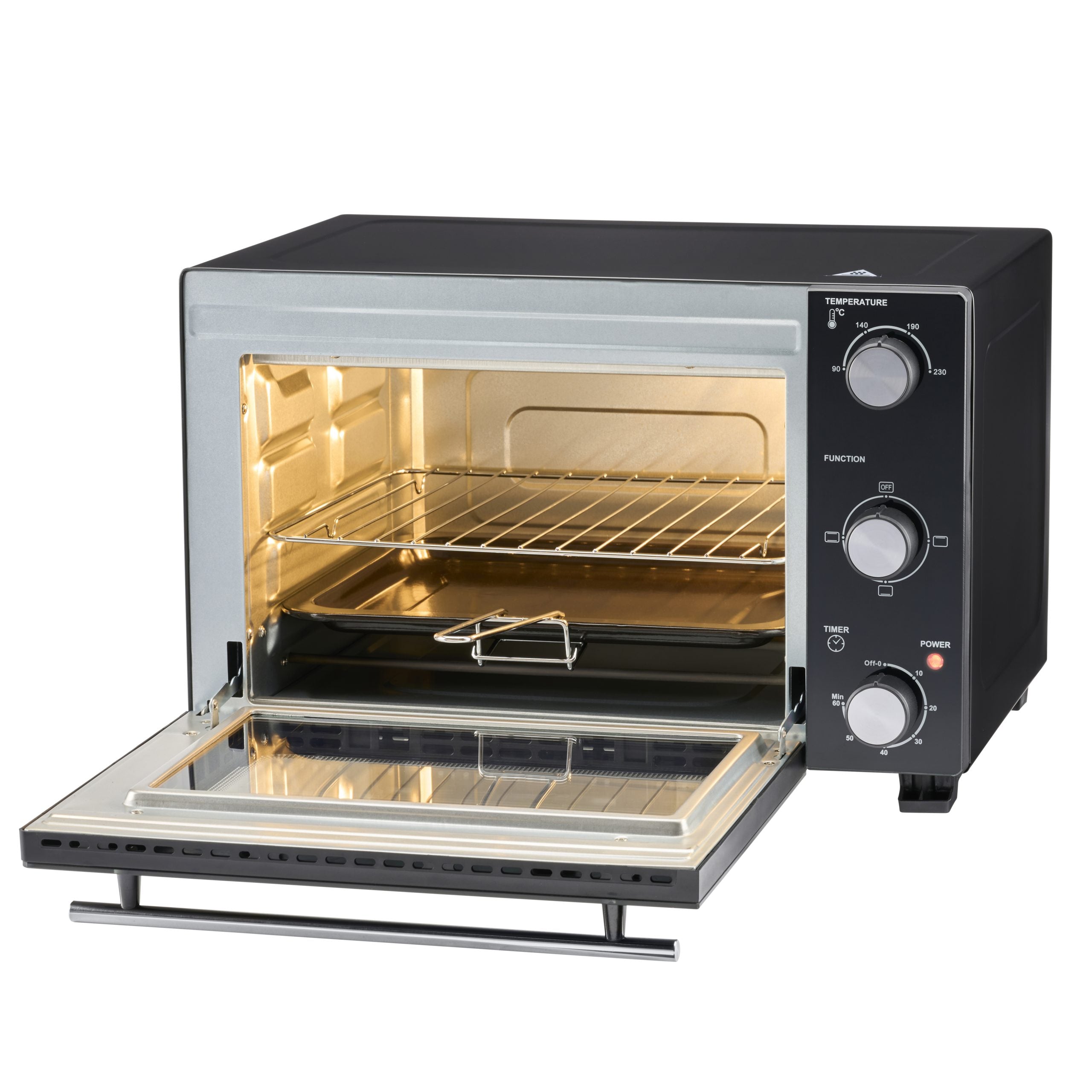 28L Mini Oven | Black / Silver