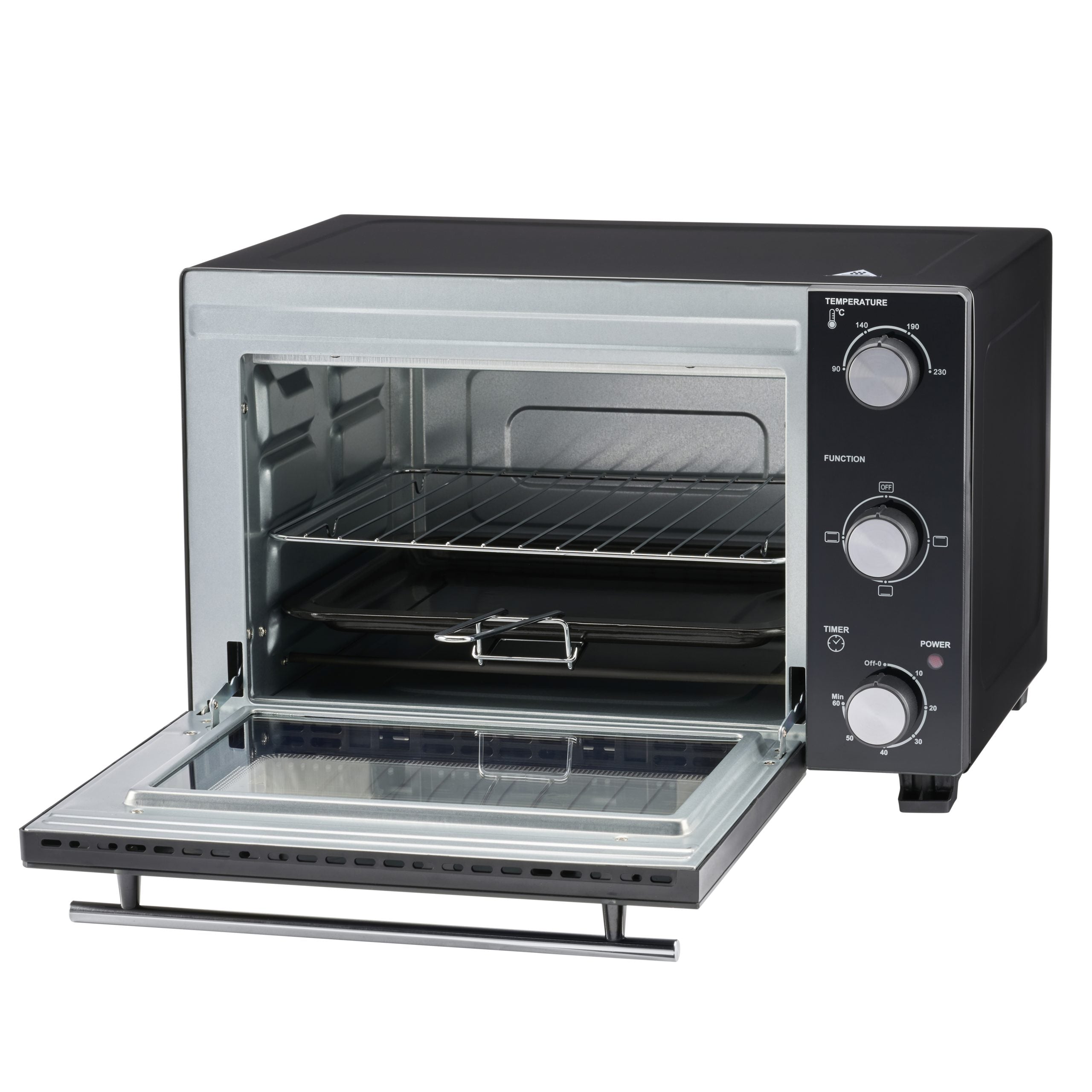 28L Mini Oven | Black / Silver