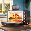 34L Mini Oven with 2 Hobs | Black / Copper