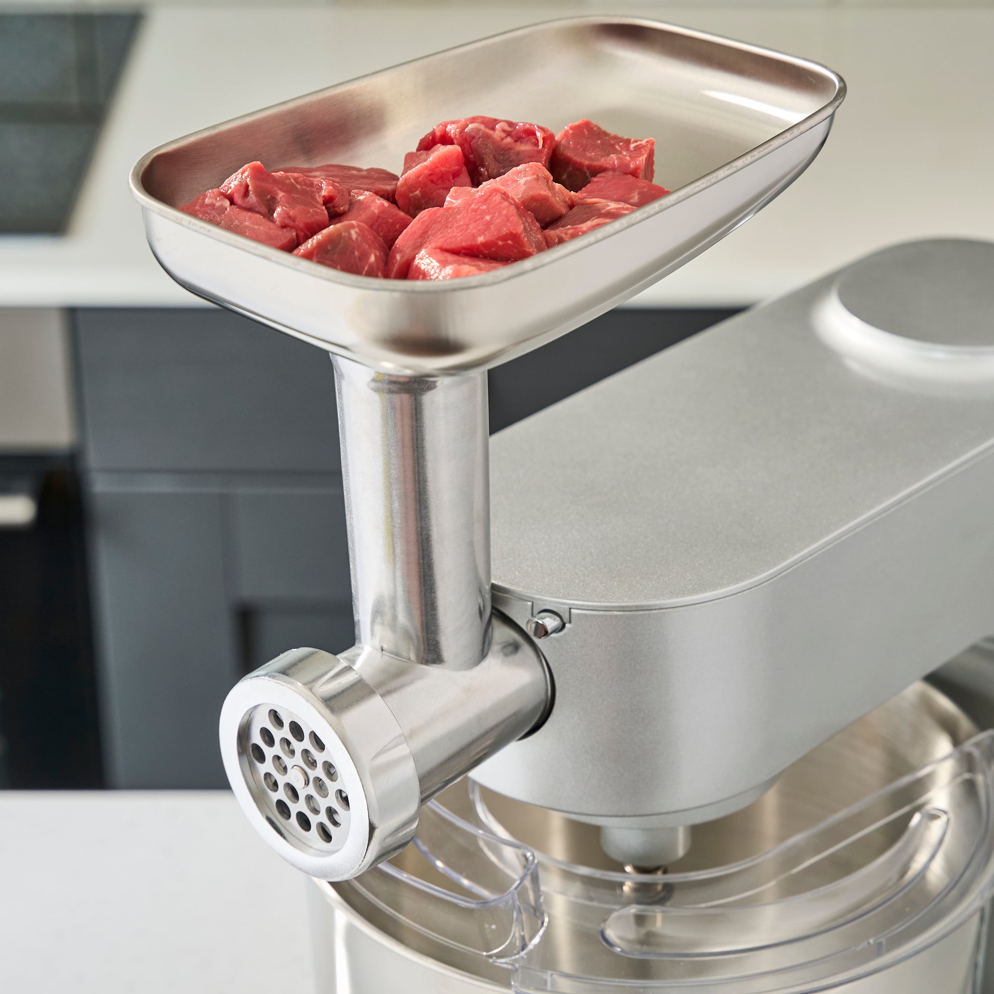 Multi Function 8L Digital Stand Mixer | Silver