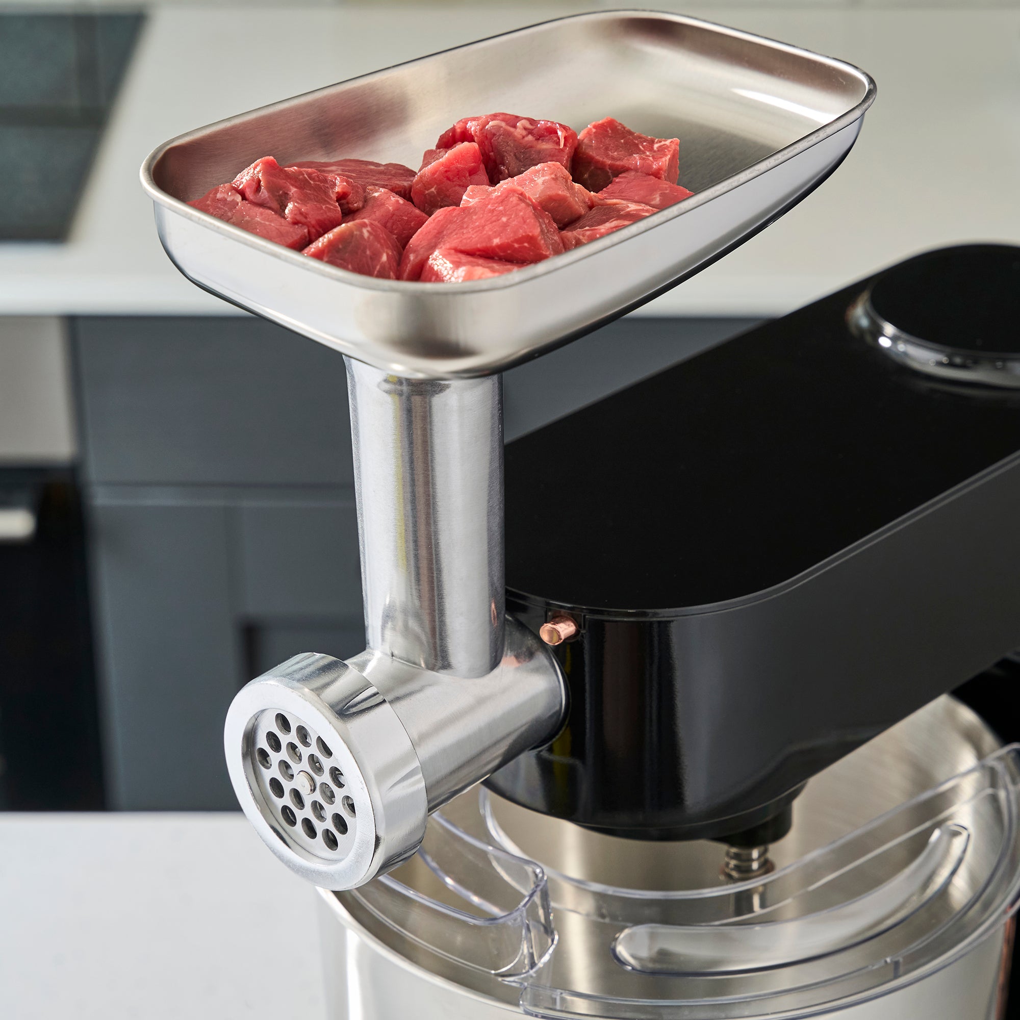 Multi Function 8L Digital Stand Mixer | Black / Rose Gold
