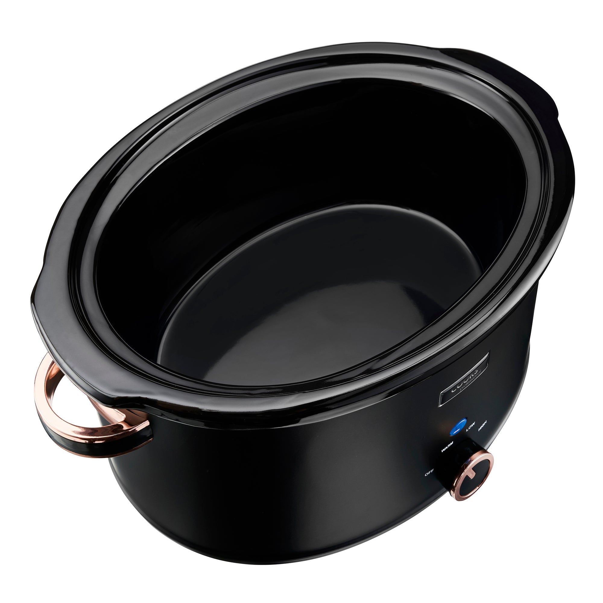 6.5L Slow Cooker | Black / Rose Gold
