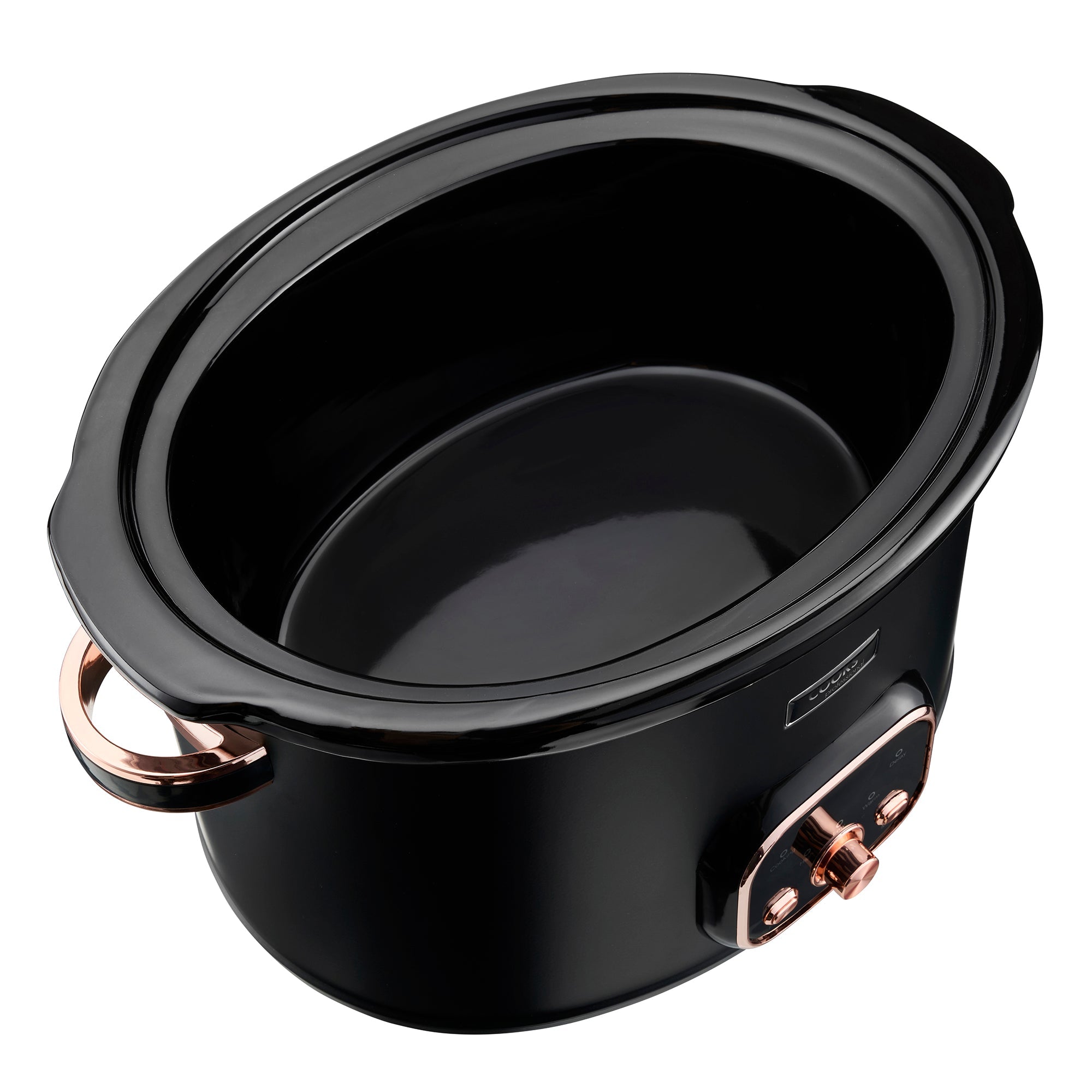 6.5L Digital Slow Cooker | Black / Rose Gold