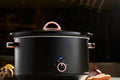 8L Slow Cooker | Black / Rose Gold