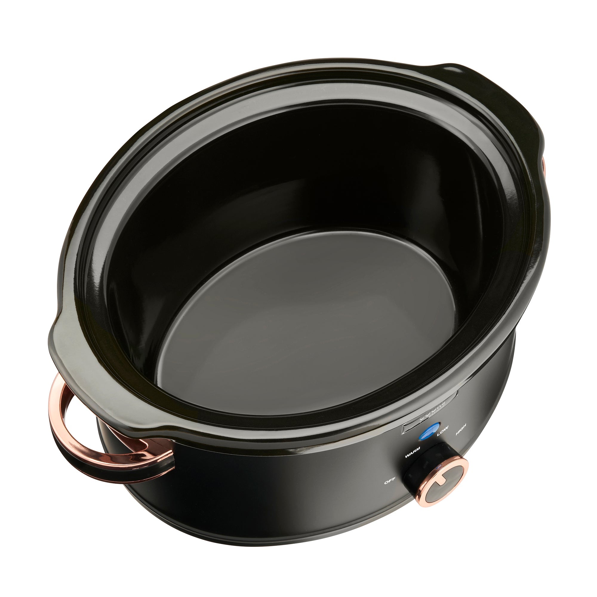 3.5L Slow Cooker | Black / Rose Gold