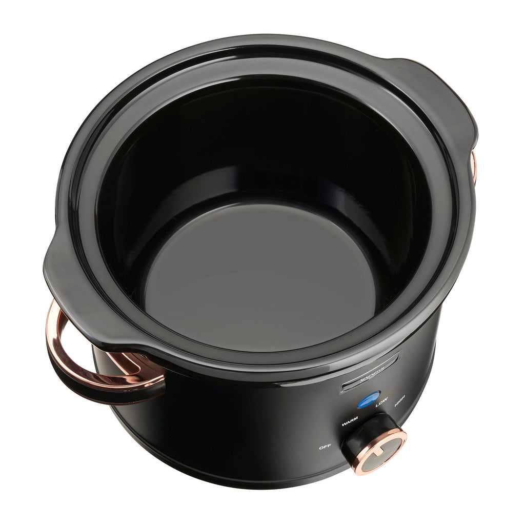 2.5L Slow Cooker | Black / Rose Gold