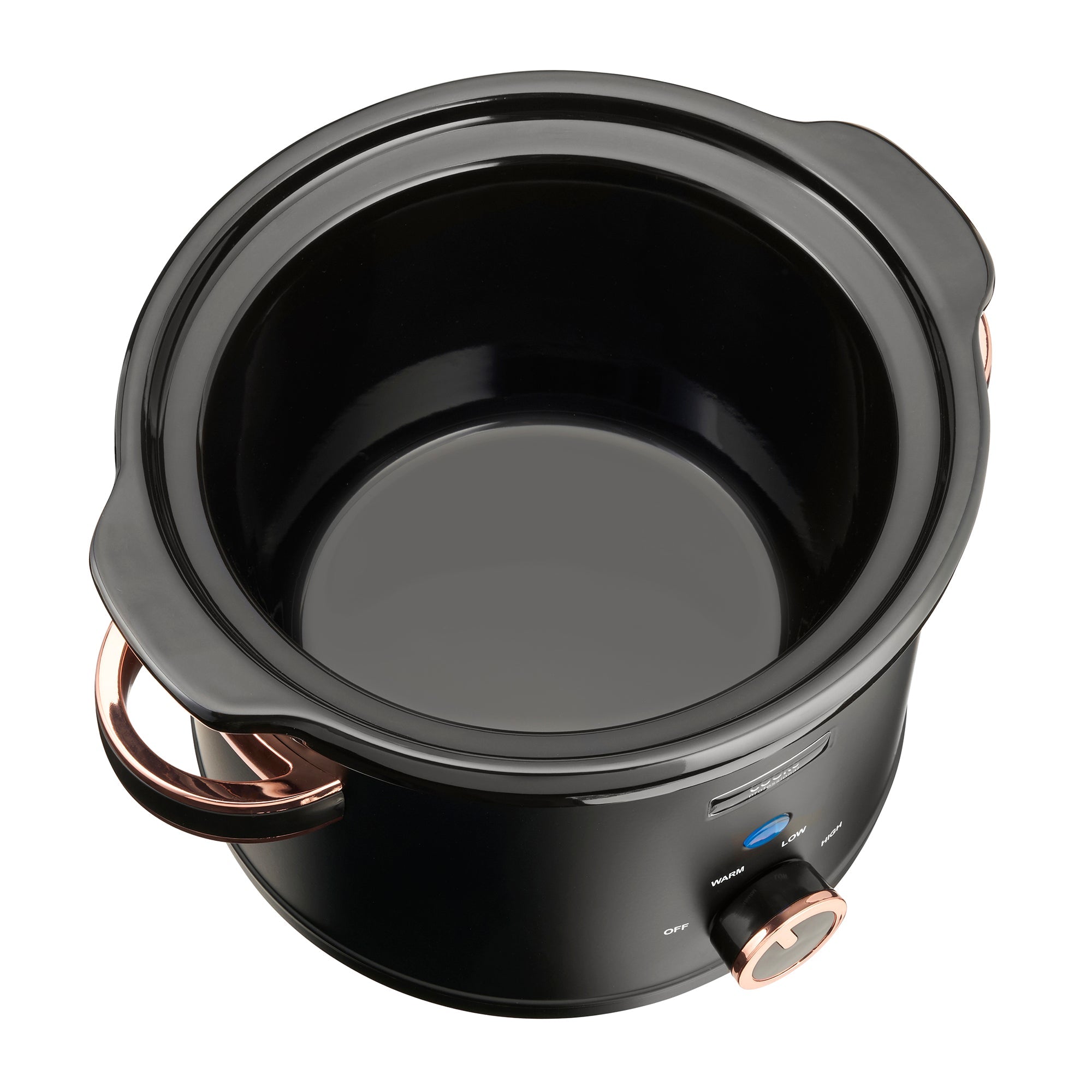 2.5L Slow Cooker | Black / Rose Gold