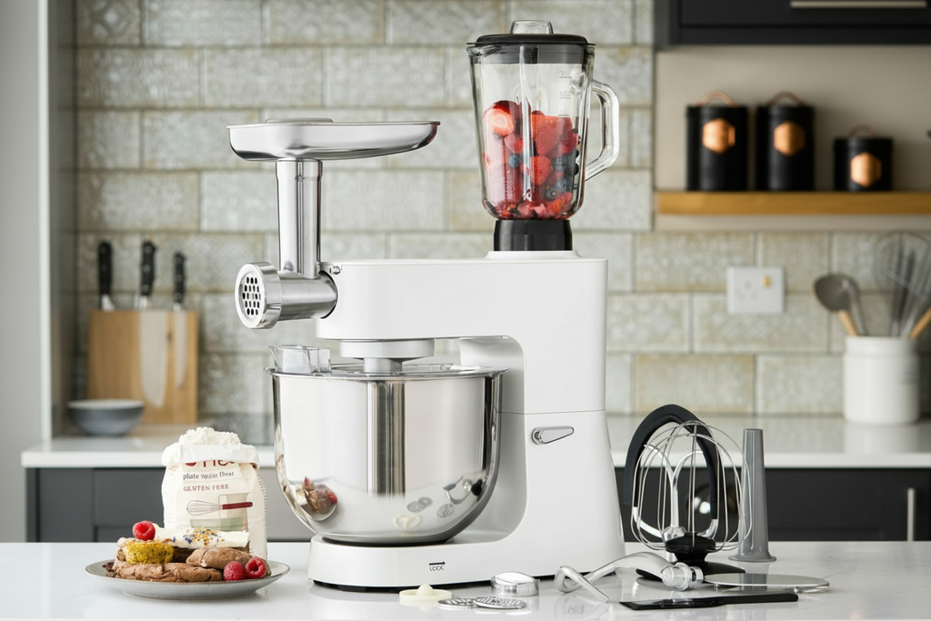Multi Function 8L Digital Stand Mixer | White