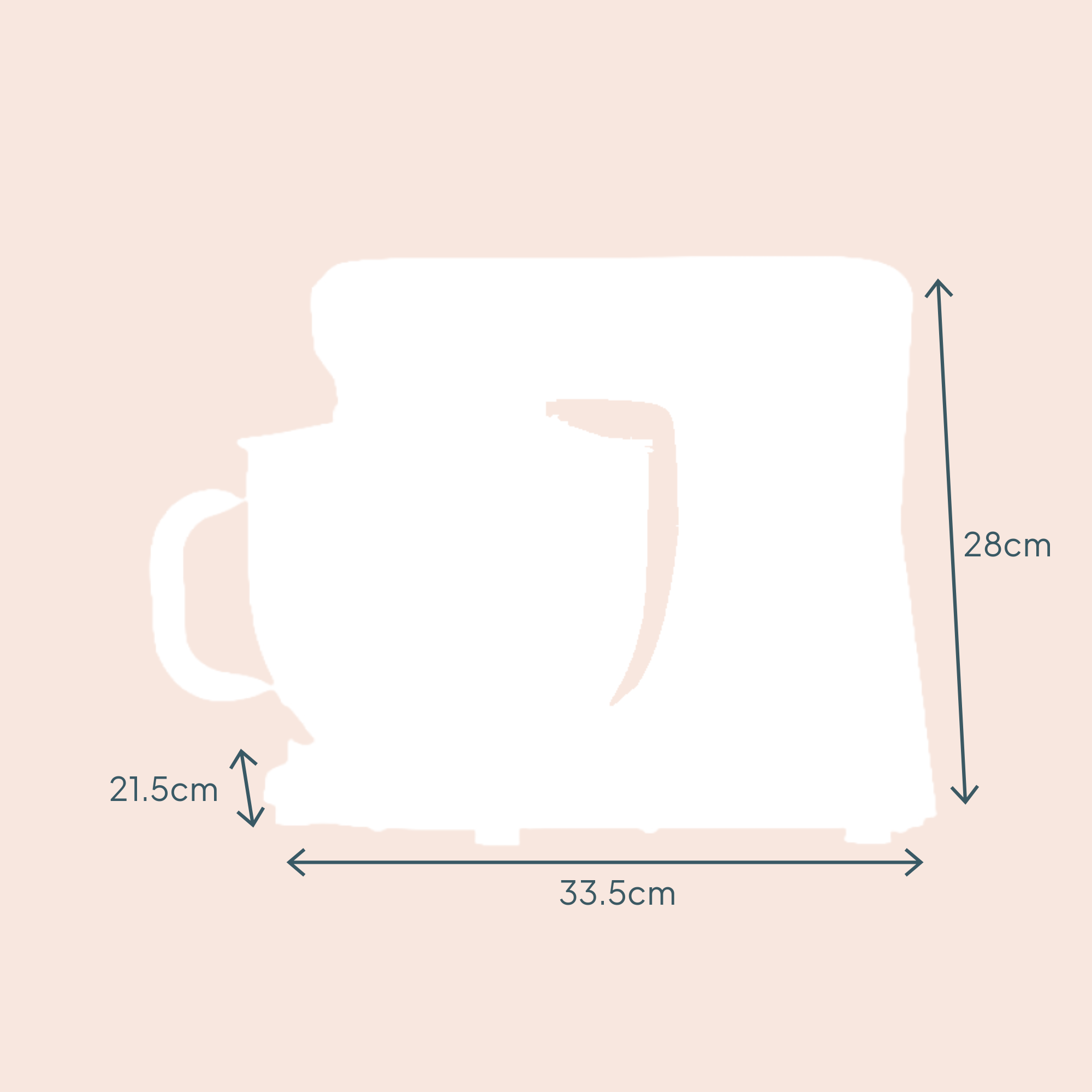 7L Stand Mixer | Black / Rose Gold