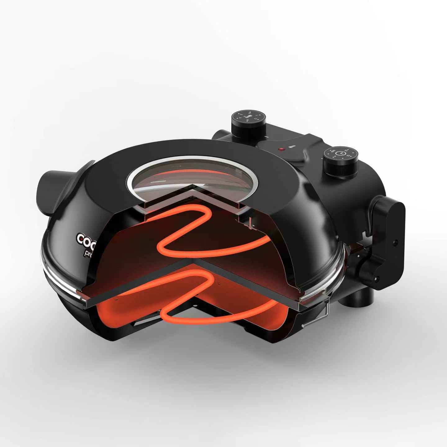 Electric Pizza Oven | Black