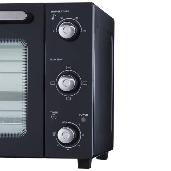 34L Mini Oven | Black / Silver