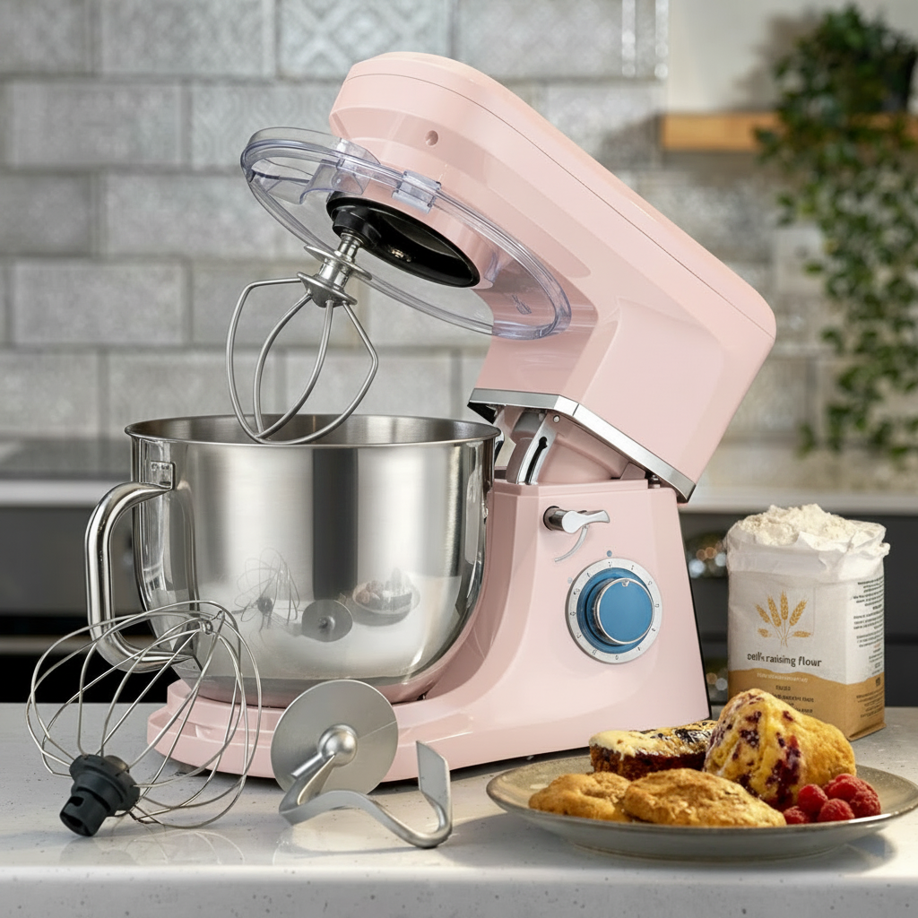 7L Stand Mixer | Pink / Silver