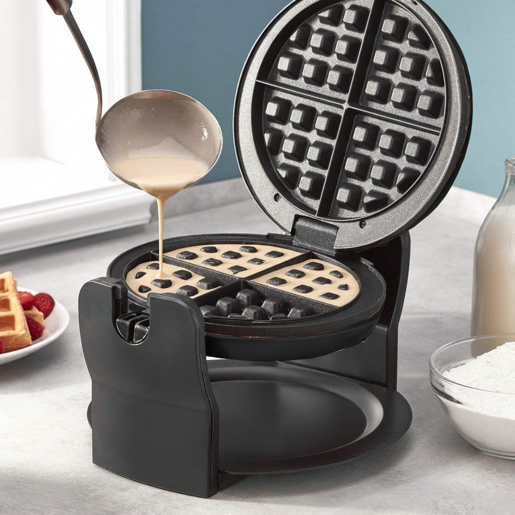 Rotary Waffle Maker | Black